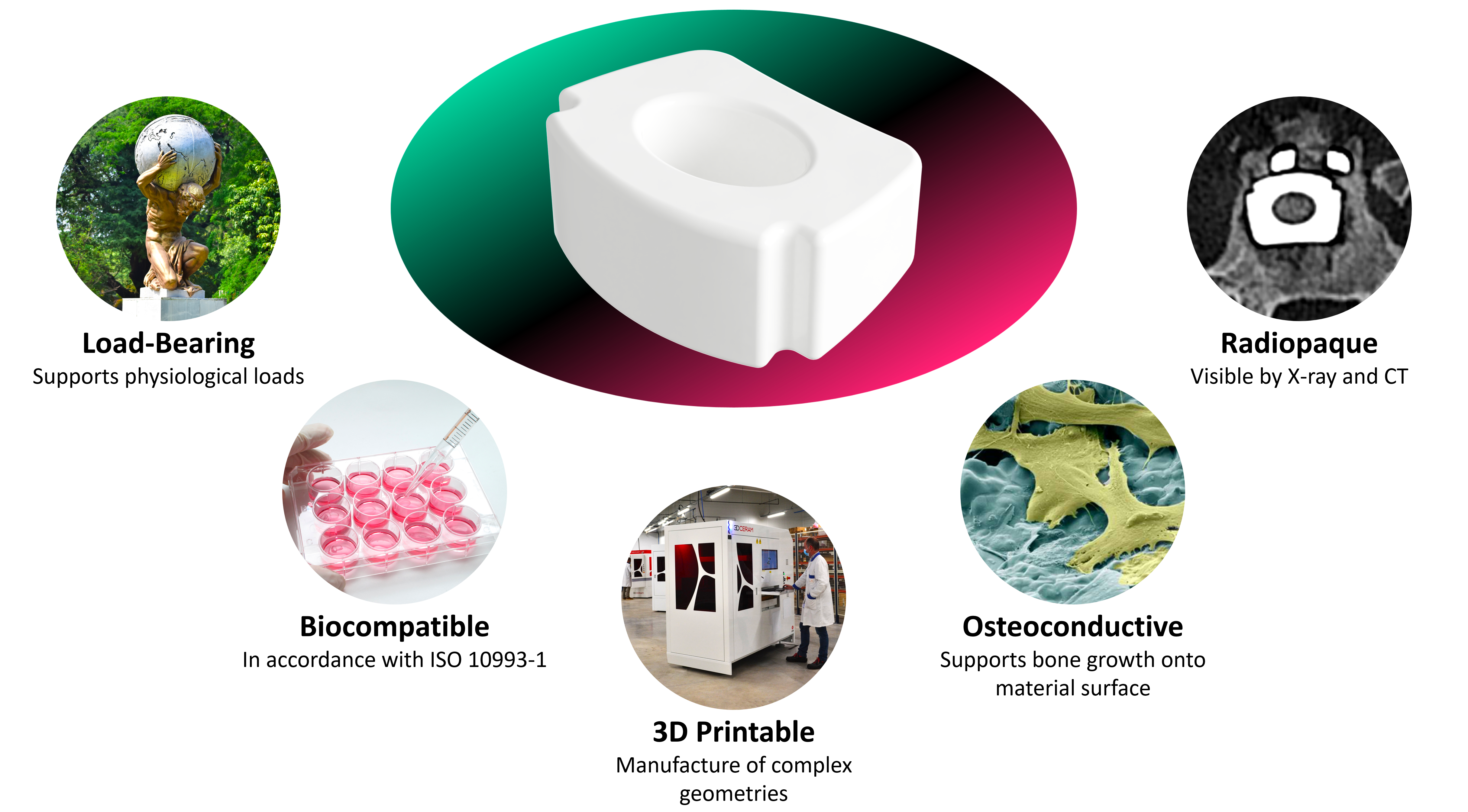 Sr-HT-Gahnite cage with features and benefits
